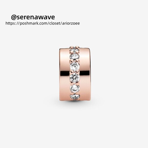 Pandora Sparkling Row Spacer Charm - Picture 3 of 5